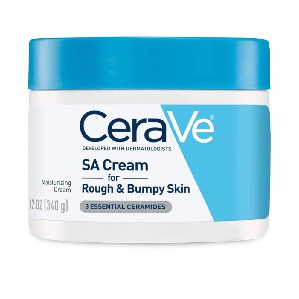 CeraVe SA Cream for Rough & Bumpy Skin 12oz Pack of 2 Salicylic Acid Moisturizer